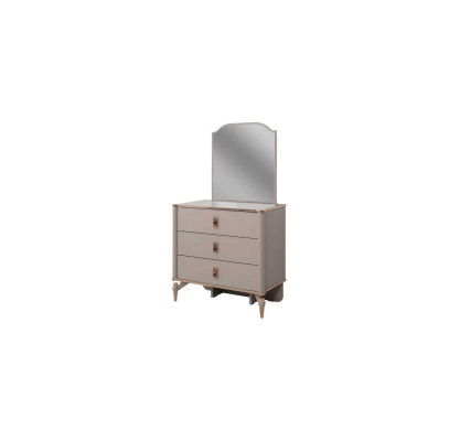 Komplette Jugenbett Kindermöbel Kinderbett Beige Holz Set 5tlg Modern