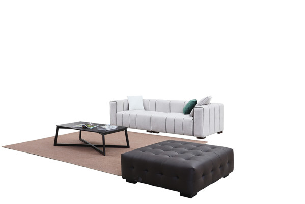 Sofa Ledersofa Kunstleder Couch Big - Luxus Wohnzimmer Sitz Polster Viersitzer