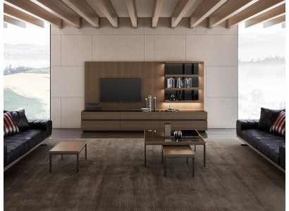 Holzmöbel Wohnzimmer Luxus Wohnwand Modern Design Einrichtung Neu