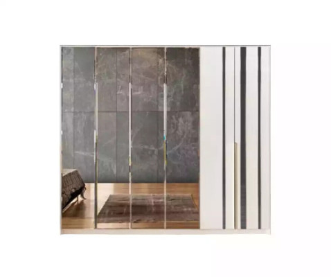 Kleiderschrank Luxus Schlafzimmer Holz Schrank Glasschrank Möbel Design