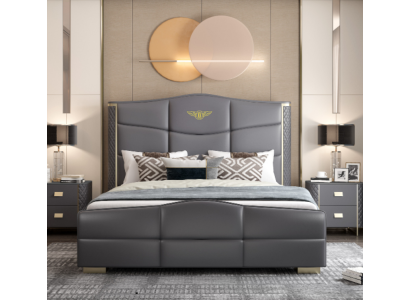 Doppel Design Bett Modernes Hotel Luxus Schlaf Zimmer Möbel Bettrahmen