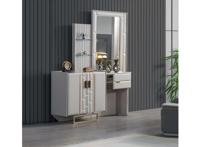 Schminktisch mit Spiegel Schlafzimmer Neu Luxus Möbel Design Einrichtung