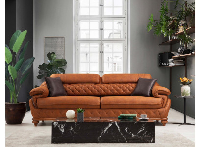 Dreisitzer Sofa Couch Wohnzimmer Polstersofas Modern Design Luxus Möbel