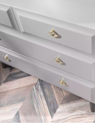 Kommode Schrank Kinder Zimmer Kommoden Holz Grau Modern Jugendzimmer