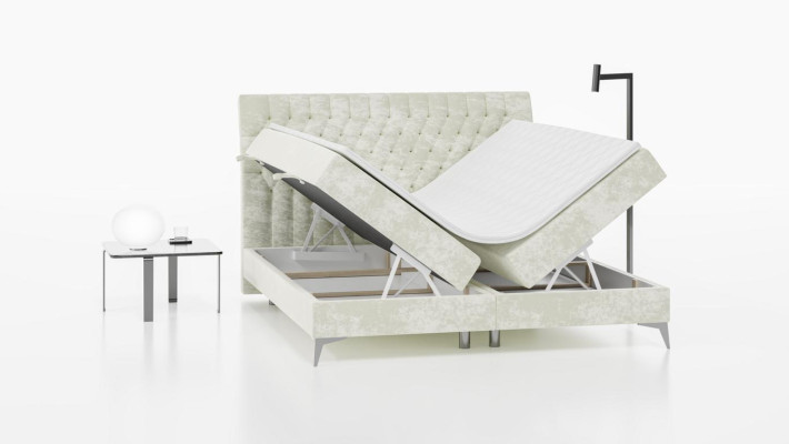 Chesterfield Bett Polster Design Luxus Doppelbett Schlafzimmer Boxspringbett