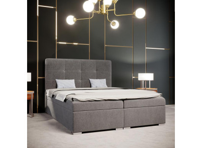 Bett Schlafzimmer Luxus Textil Möbel Polstermöbel Stil Boxspringbett