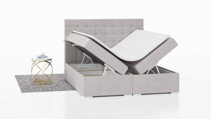 Bett Möbel Modern Design Doppelbett Luxus Schlafzimmer Textil Boxspringbett