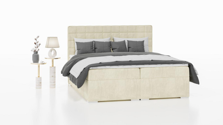 Doppelbett Modern Design Bett Luxus Schlafzimmer Polsterbett Möbel Boxspringbett
