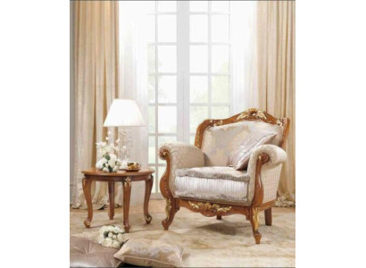 Textil Sessel 1 Sitzer Sofa Polster Sofas Design Luxus Klassische Barock Rokoko