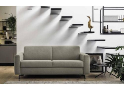 Wohnlandschaft Polstersofa Loungesofa Dreisitzer Sofa Stoffsofa Couch Italien