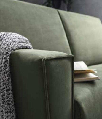 Möbel Wohnzimmer Design Grün Textil Alfitalia Moderne Design Luxus Sofa 2 Sitzer