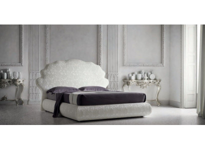 Luxus Italien Design Möbel Schlafzimmer Doppelbett 160x200cm HolzTextil Möbel