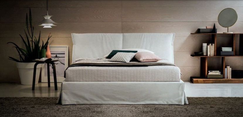 Luxus Doppel Hotel Betten 120x200 Schlaf Zimmer Weiß Textil Bett Polster Design