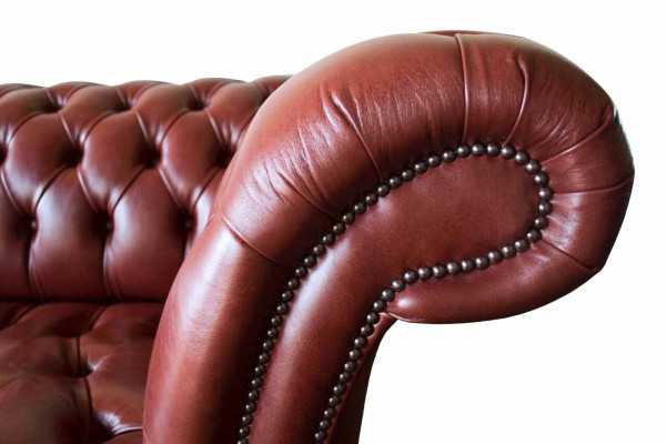 Ledersofa Sofa 4 Sitzer Sofas Design Chesterfield Leder Couch Möbel 245cm