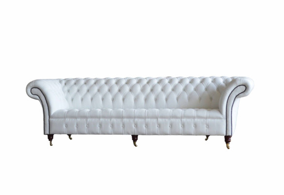 Chesterfield 4 Sitzer Wohnzimmer Englisches Design Couchen Sofa Möbel Neu