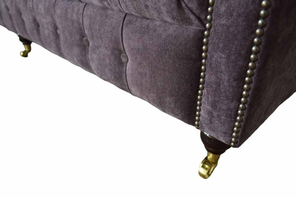 Sofa 4 Sitzer Couch Polster Design Textil Wohnzimmer Design Möbel Neu