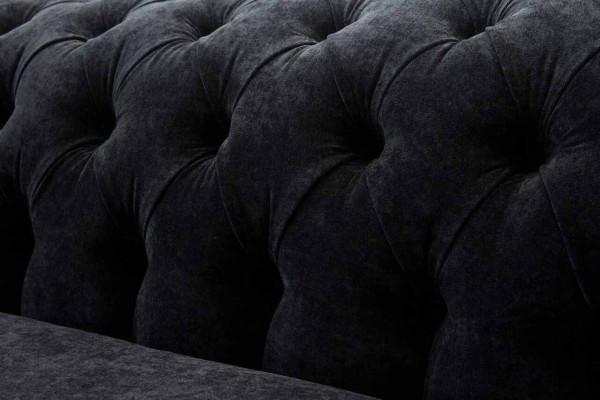 Design Sofa 4 Sitzer Polster Luxus Klassische Textil Chesterfield Sofas