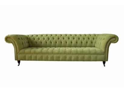 Chesterfield Grün Couch Sofa Polster 4 Sitzer Couchen Sitz Sofas Neu