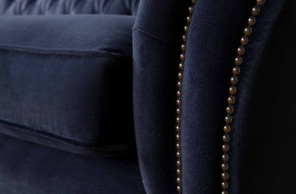 Chesterfield Dreisitzer Couch Polster Design Sofa 3er Sitz Sofas Möbel