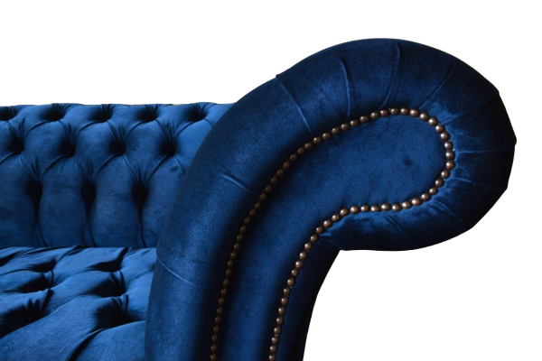 Design Sessel Textil Luxus Couch 1,5 Sitzer Sofa Relax Lounge Club Neu