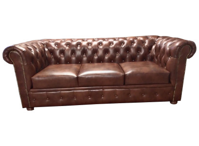 Luxus Chesterfield Sofa 3 Sitzer Couchen Lounge Sofas Couch 230cm Stoff