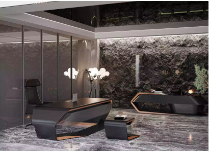 Arbeitszimmermöbel Set Schreibtisch Couchtisch Sideboard Luxus Möbel