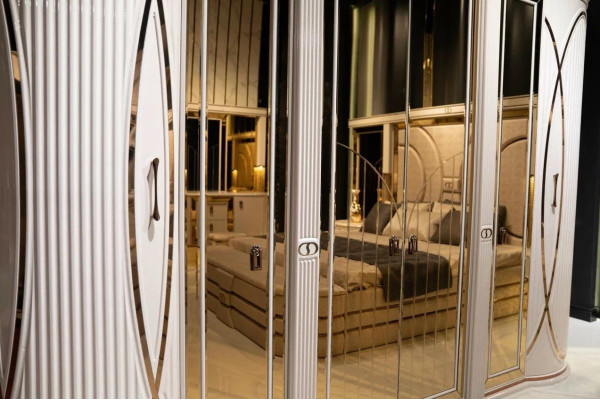 Kleiderschrank weiß Schlafzimmer Material Holz Schrank Holz Schrank