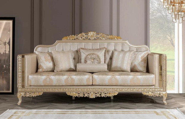 Sofa 3 Sitzer Textil Wohnzimmer Design Modern Neu Luxus neu Couchen Sofas