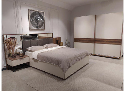 Bett Design Modern Doppel Betten Schlafzimmer Elegantes Möbel Neu