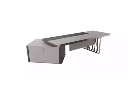 Moderner Schreibtisch Büroeinrrichtung Arbeitszimmermöbel Bürotisch Grau