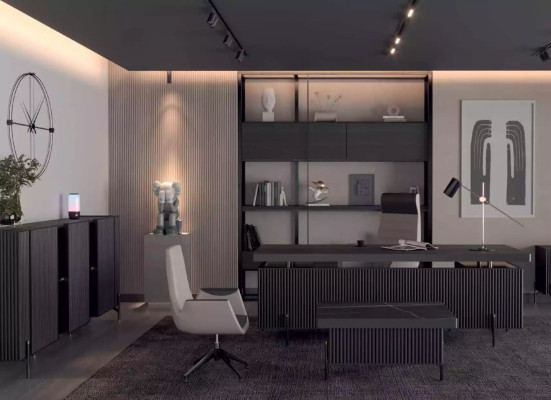 Moderne Bürokommode Sideboard Luxus Büromöbel Lowboard Holzmöbel Neu