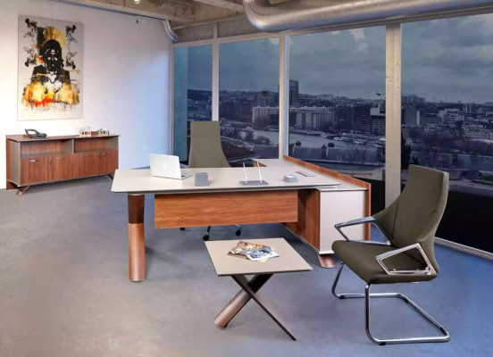 Modernes Braunes SIdeboard Designer Kommode Luxus Massivholz Kommode