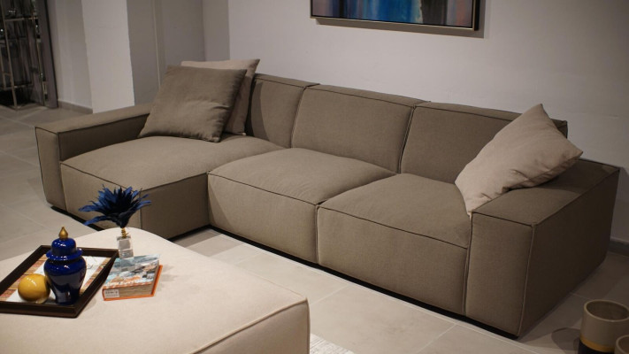 Wohnzimmermöbel Set 4 tlg Luxus Einrichtung Sofagarnitur Design Ecksofa