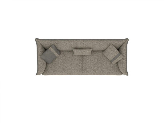 Sofa Dreisitzer Couch Grau Möbel Polstermöbel Wohnzimmer Einrichtung Neu