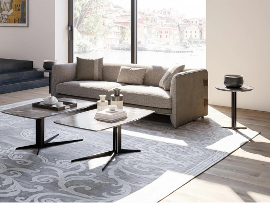 Sofa Dreisitzer Couch Grau Möbel Polstermöbel Wohnzimmer Einrichtung Neu