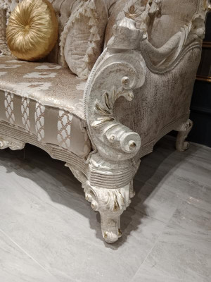 Exklusives Wohnzimmer Sofagarnitur Set Hochwertigen Sofas Elegante Sesseln