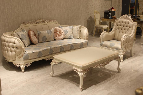 Stilvolles Luxuriösen 3-Sitzer Sofa Wohnzimmer Sessel Edlem Möbel Neu