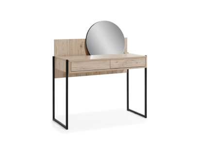 Brauner Schminktisch Spiegel Moderner Kosmetiktisch Luxus Holz Möbel