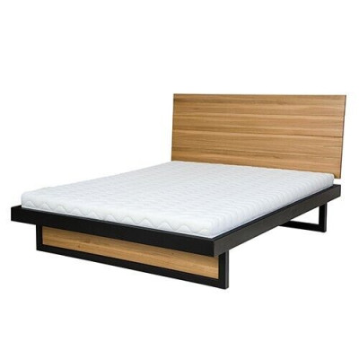 Bett Doppelbett Eiche Ehebett Holzbett 120x200 Bettgestell Massive Möbel Betten
