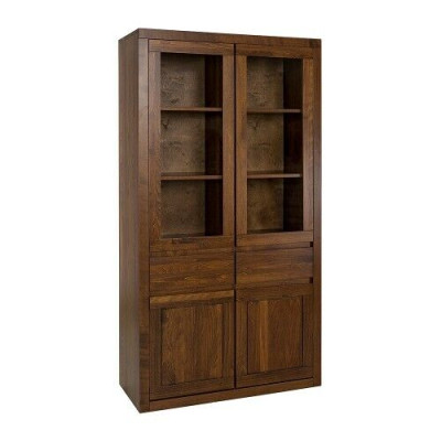 Vitrine Vitrinen Schrank Glasschrank Regal Holz Schrank System Regale Wohnzimmer
