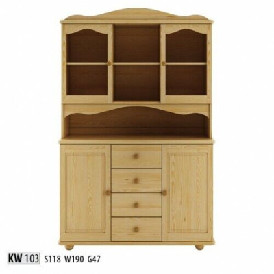 Buffet,Anrichte,Esszimmerschrank, Geschirrschrank Vollholz Schrank Holz Schränke