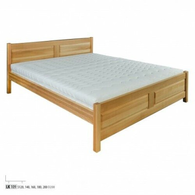 Bett Holz Massive Schlafzimmer Betten 100x200 cm Einzelbett Massivmöbel 