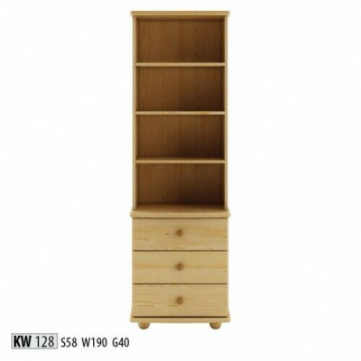 Massive Vitrine Echte Handarbeit Vollholz Schrank Holz Schränke Vitrinen Regal