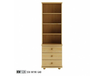Massive Vitrine Echte Handarbeit Vollholz Schrank Holz Schränke Vitrinen Regal