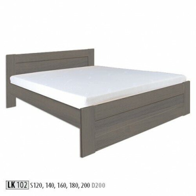 Holzbett Echtes Holz Bett Betten Hotel 200x200 Stil Massive Möbel Schlafzimmer