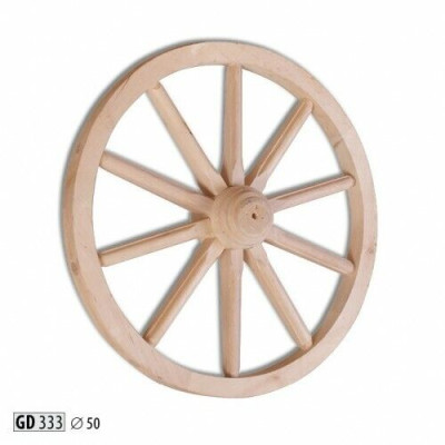 Dekorad Holzrad Ø 60 cm Speichenrad Wagenrad Gartendeko Ladendeko Dekoration Neu