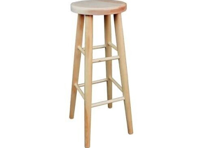 Rund Sitzhocker Holzhocker Massivholz Hocker Fußhocker Stühl Barhocker
