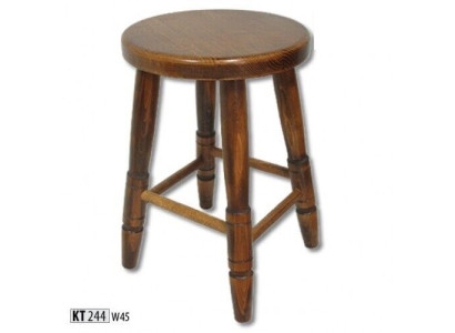 Hocker Holzhocker Sitzhocker Esszimmerhocker Buche Holz Massiv Braun 46 cm