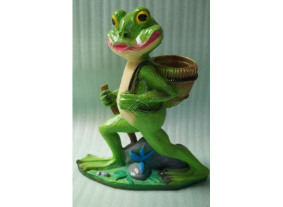 Design Frosch Figur Garten Statue Skulptur Figuren Skulpturen Dekoration Neu