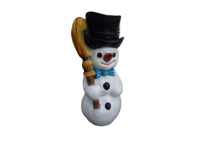 Schneemann Figur Statue Deko Figuren Deko 43cm Winter Neu Statuen Neu Skulptur